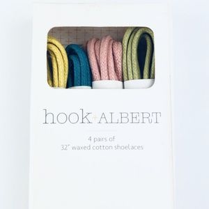 New Hook + Albert Waxed Cotton Shoelaces 4 pack